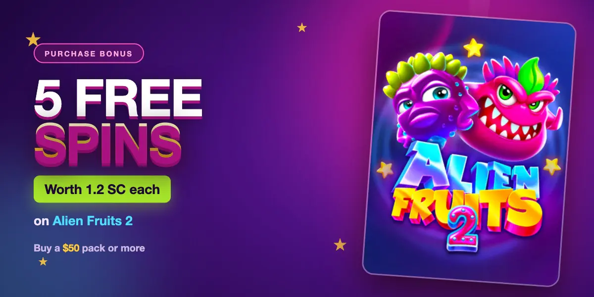 5 Free Spins on Alien Fruits 2