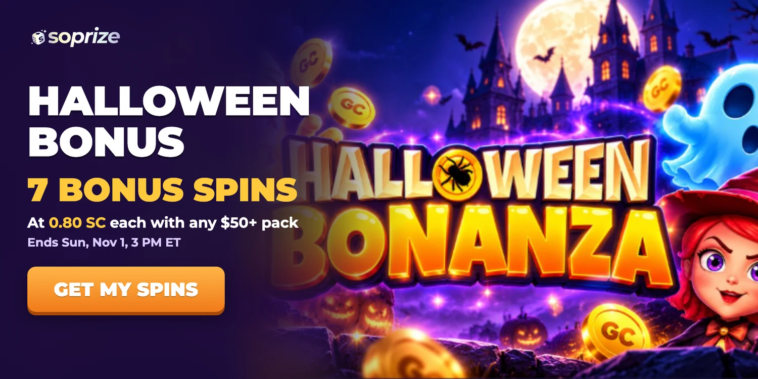 7 Bonus Spins on Halloween Bonanza